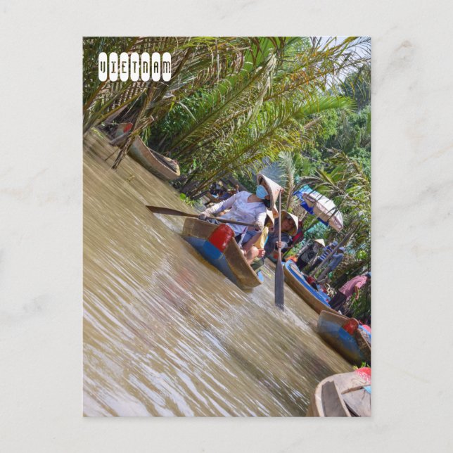Postal Destino de viaje de Vietnam (Anverso)