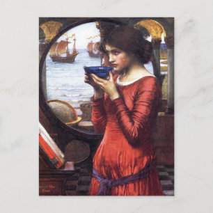 POSTAL DESTINO JOHN WATERHOUSE BONITO LADY ART POSTCARD