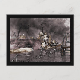 Postal Destrucción del buque