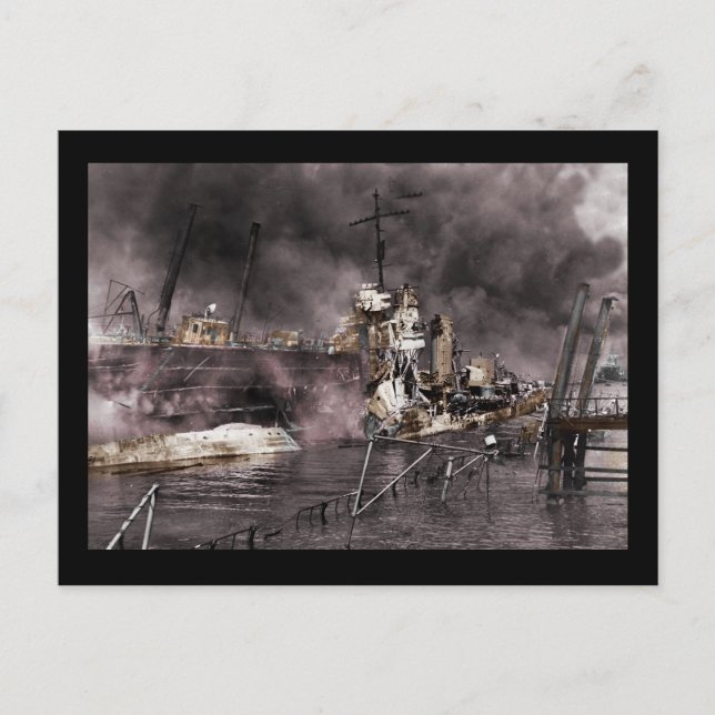 Postal Destrucción del buque (Anverso)