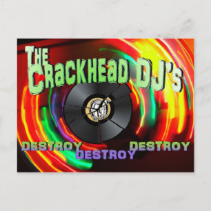 Postal Destruir destrucción de DJ de crackhead