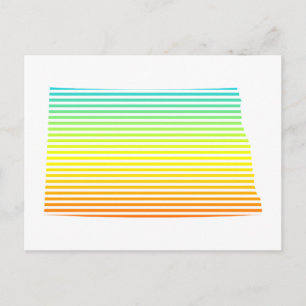 Postal desvanecimiento de chill de dakota del norte