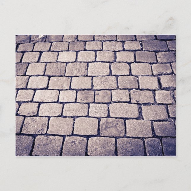 Postal Detalle de calle empedrada, horizontal (Anverso)