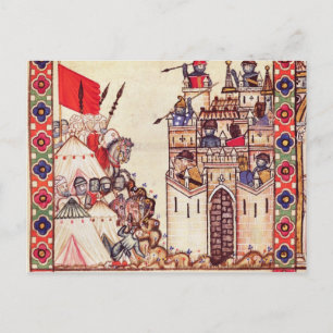 Postal Detalle de Cantiga 28