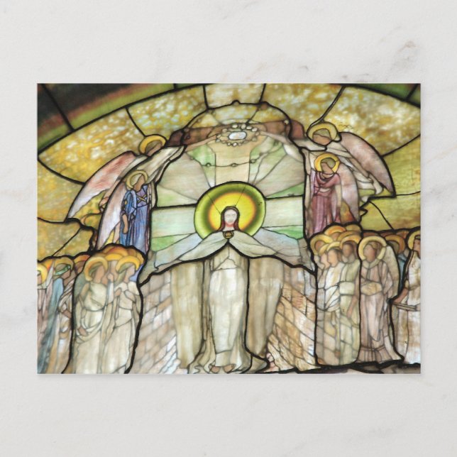 Postal Detalle de "El vuelo de las almas" (Anverso)