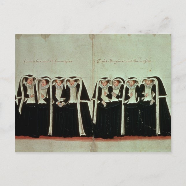 Postal Detalle de la procesión fúnebre (Anverso)