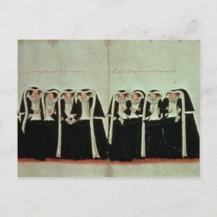 Postal Detalle de la procesión fúnebre