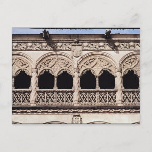 Postal Detalle de los arcos de la galería, 1488-96