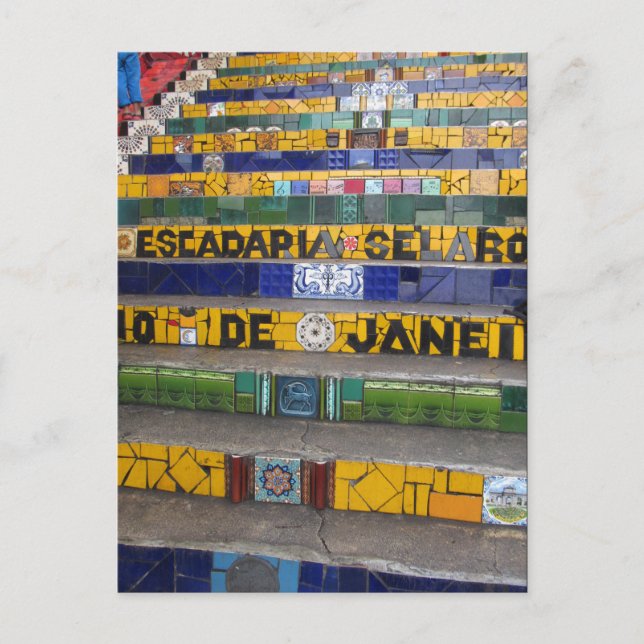 Postal detalle de los pasos de río selaron (Anverso)