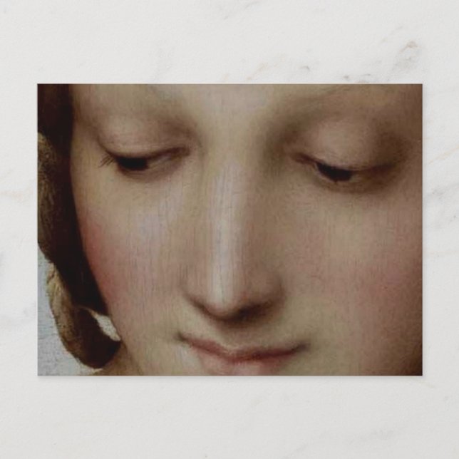 Postal Detalle de Madonna del prado (Anverso)