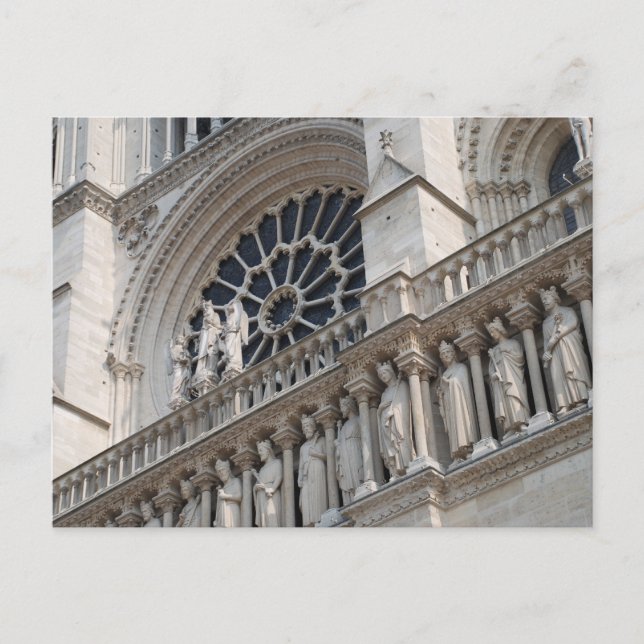 Postal Detalle de Notre Dame (Anverso)