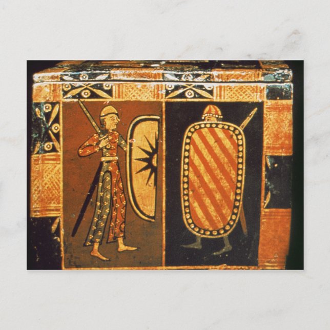 Postal Detalle de un pecho boda (Anverso)