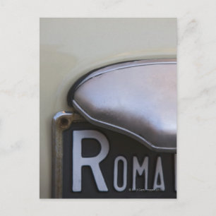 Postal detalle de un plato roma en un pequeño italiano