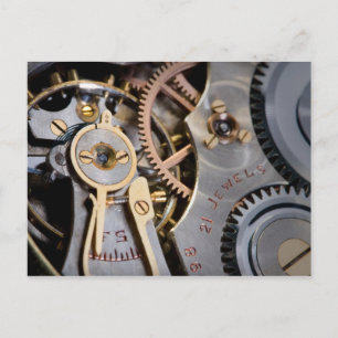 Postal Detalle de un reloj de bolsillo
