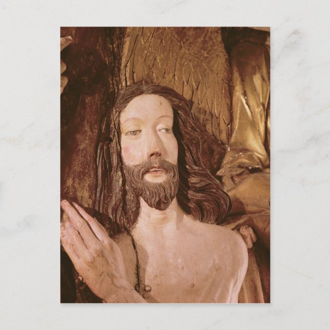 Postal Detalle del bautismo de Cristo (Anverso)