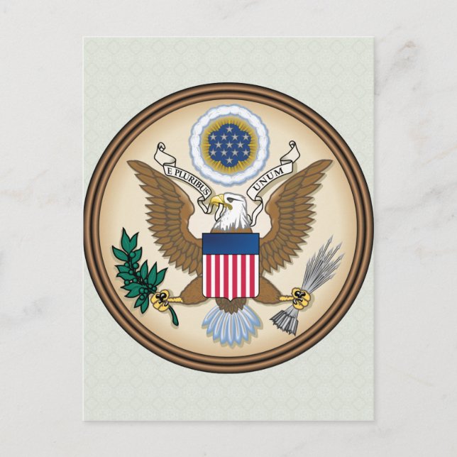Postal Detalle del Escudo de Armas de los Estados Unidos (Anverso)