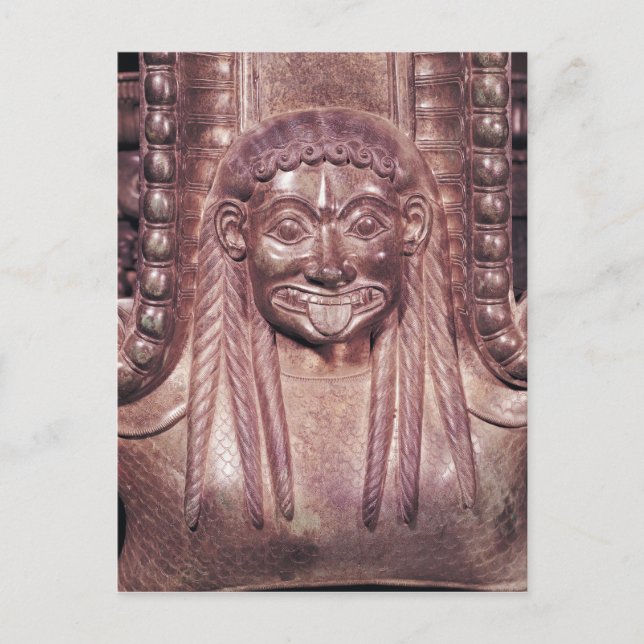 Postal Detalle del identificador del gorgón de una krater (Anverso)