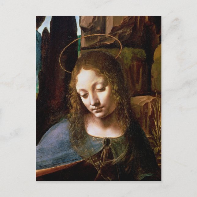 Postal Detalle del jefe de la Virgen (Anverso)