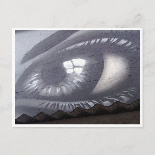 Postal detalle del ojo (Anverso)