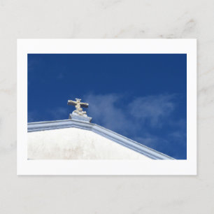 Postal Detalle del techo de la iglesia: Angra, Terceira,