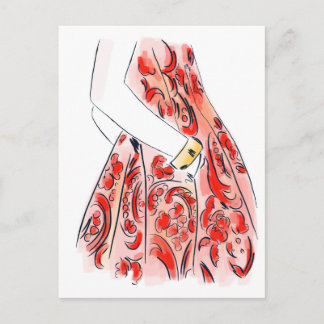 Postal Detalles de la moda