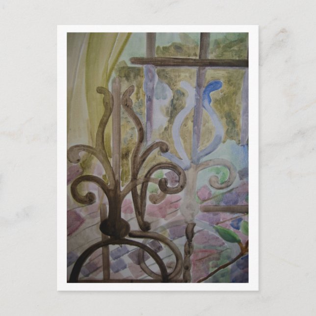 Postal Detalles de la ventana de reinas (Anverso)