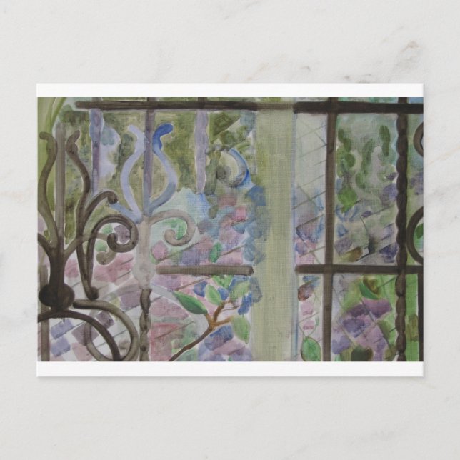 Postal Detalles de la ventana de reinas (Anverso)