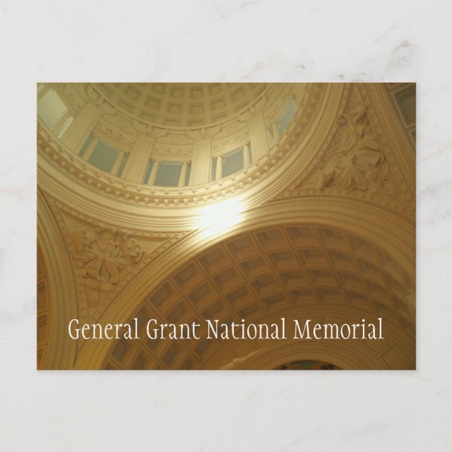 Postal Detalles del techo, Mausoleo General Grant Memoria (Anverso)