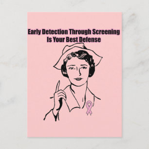 Postal Detección del cáncer de mama