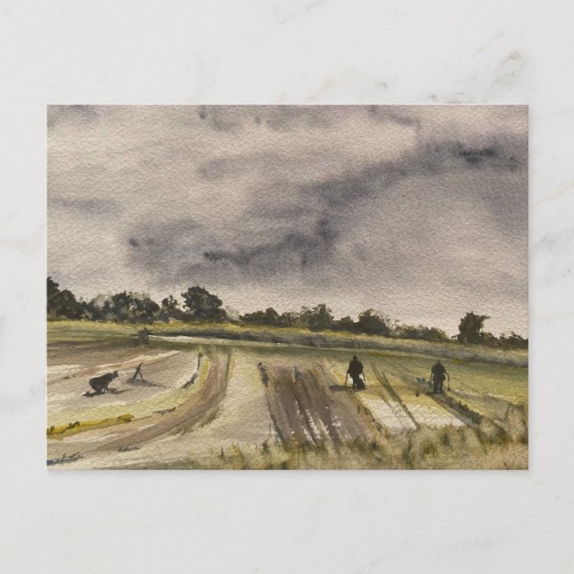 Postal Detección metalizado En Los Campos 2 (Anverso)