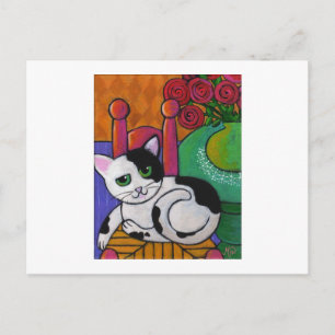 Postal Detectar el gato