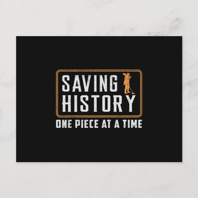 Postal Detector de detectores Idea de regalo Metalizado d (Anverso)