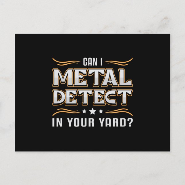 Postal Detector Detector Metalizado Detectador Idea de re (Anverso)