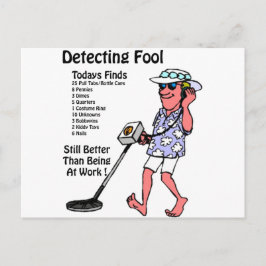 Postal Detectores metalizado