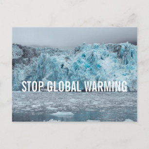 Postal Detener el calentamiento global: derretimiento del