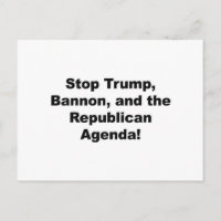 Detengan a Trump, Bannon y la agenda republicana