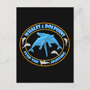 Postal Detengan la caza de ballenas