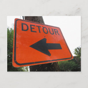 Postal Detour Rótulo
