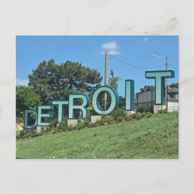 Postal Detroit (Anverso)