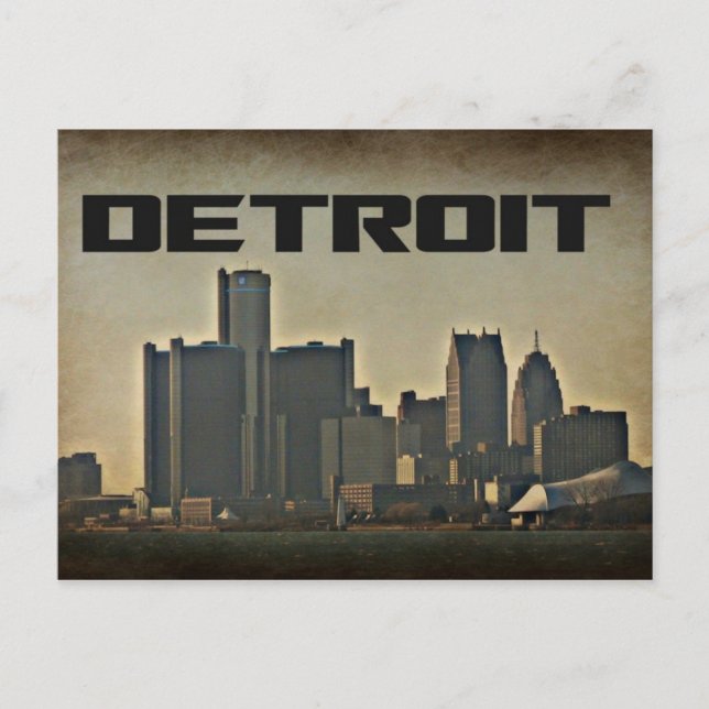 Postal Detroit (Anverso)