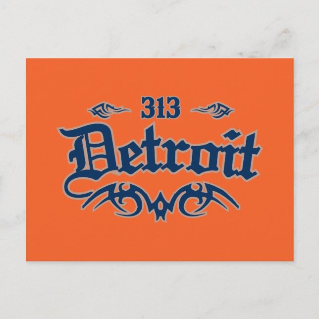Postal Detroit 313 (Anverso)