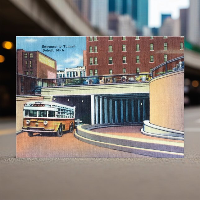 Postal Detroit al túnel de Windsor (Subido por el creador)