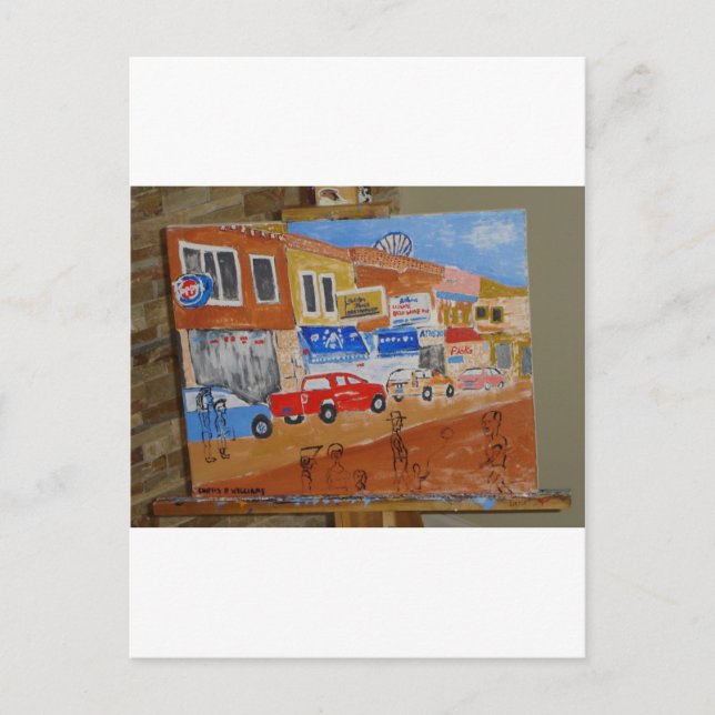 Postal Detroit de Greektown (Anverso)