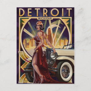 Postal Detroit, Michigan Ciudad del motor