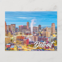 Postal Detroit, Michigan (Estados Unidos)