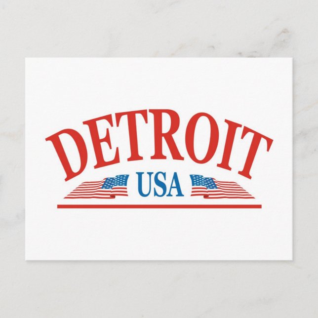 Postal Detroit Michigan USA (Anverso)
