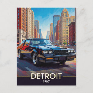 Postal Detroit Motor City Performance 1987 Michigan
