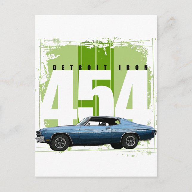 Postal Detroit Muscle Chevelle (Anverso)