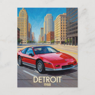 Postal Detroit Rendimiento de la Carretera Urbana 1988 Mi