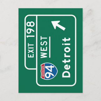 Postal Detroit, Rótulo MI Road